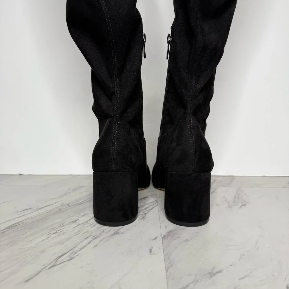 Marc Fisher Jayne Black Over The Knee Boot 9M